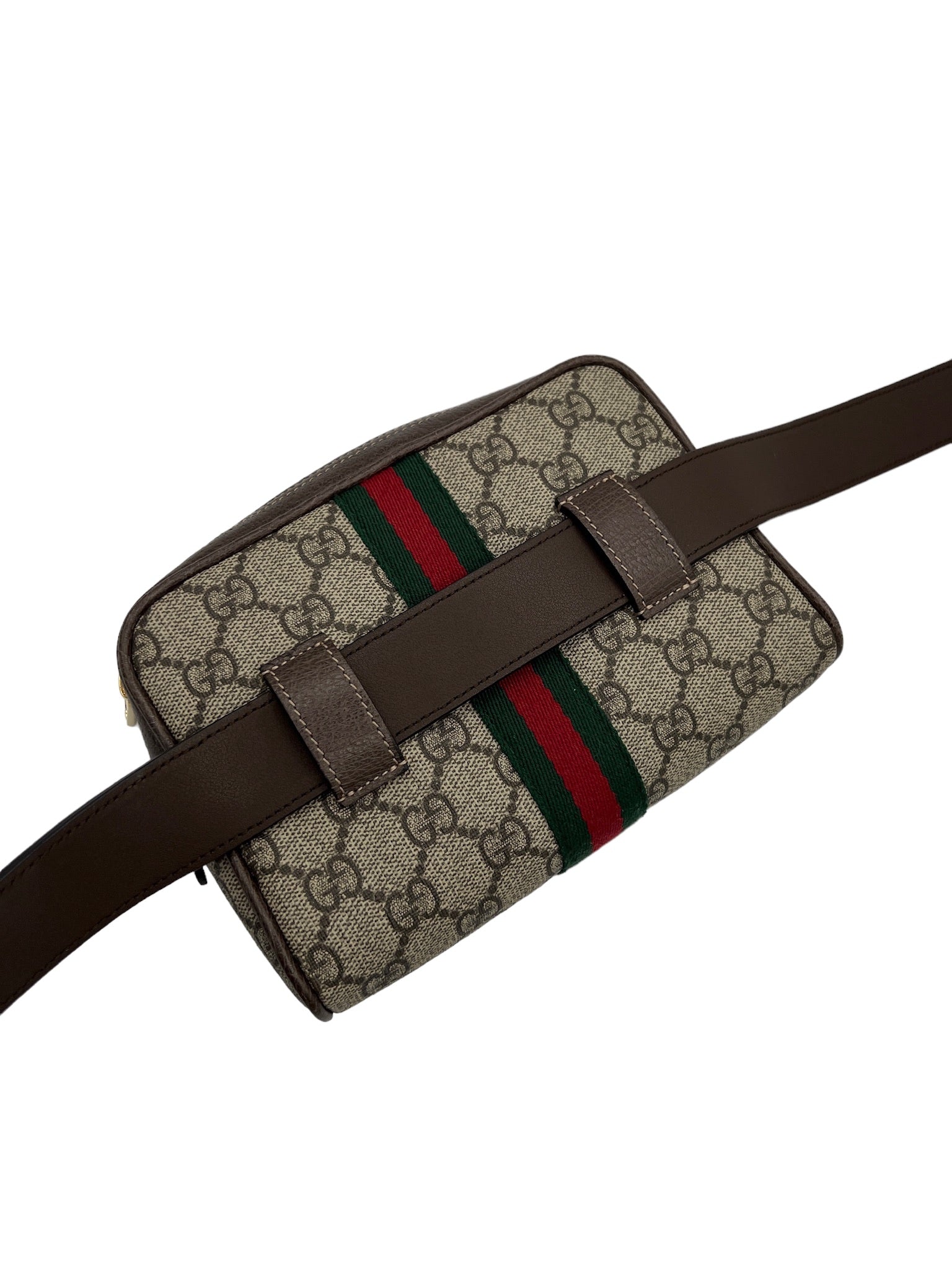 GUCCI GG Supreme Web Ophidia Belt Bag thevintagecaffe