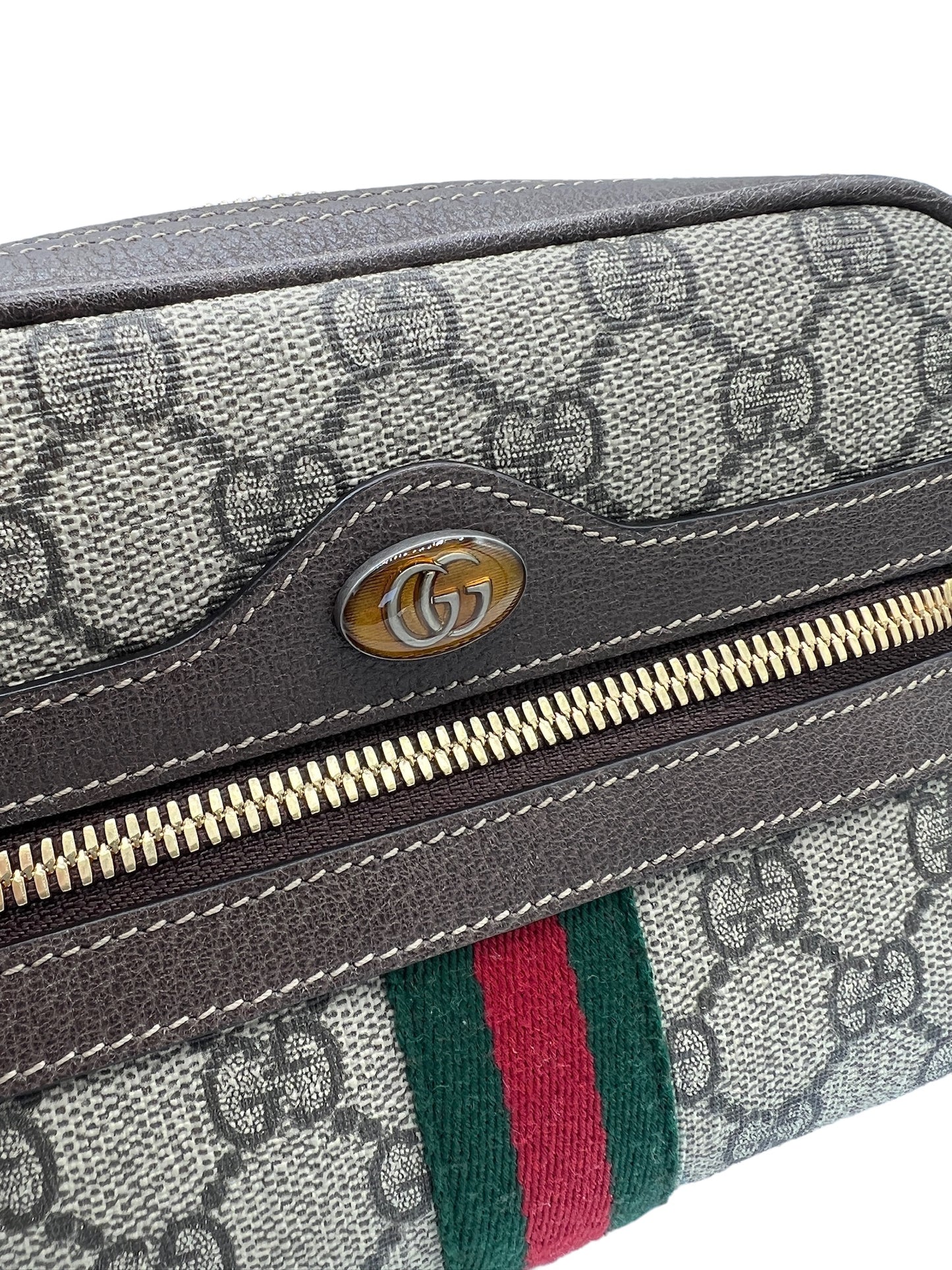 GUCCI - GG Supreme Web Ophidia Belt Bag