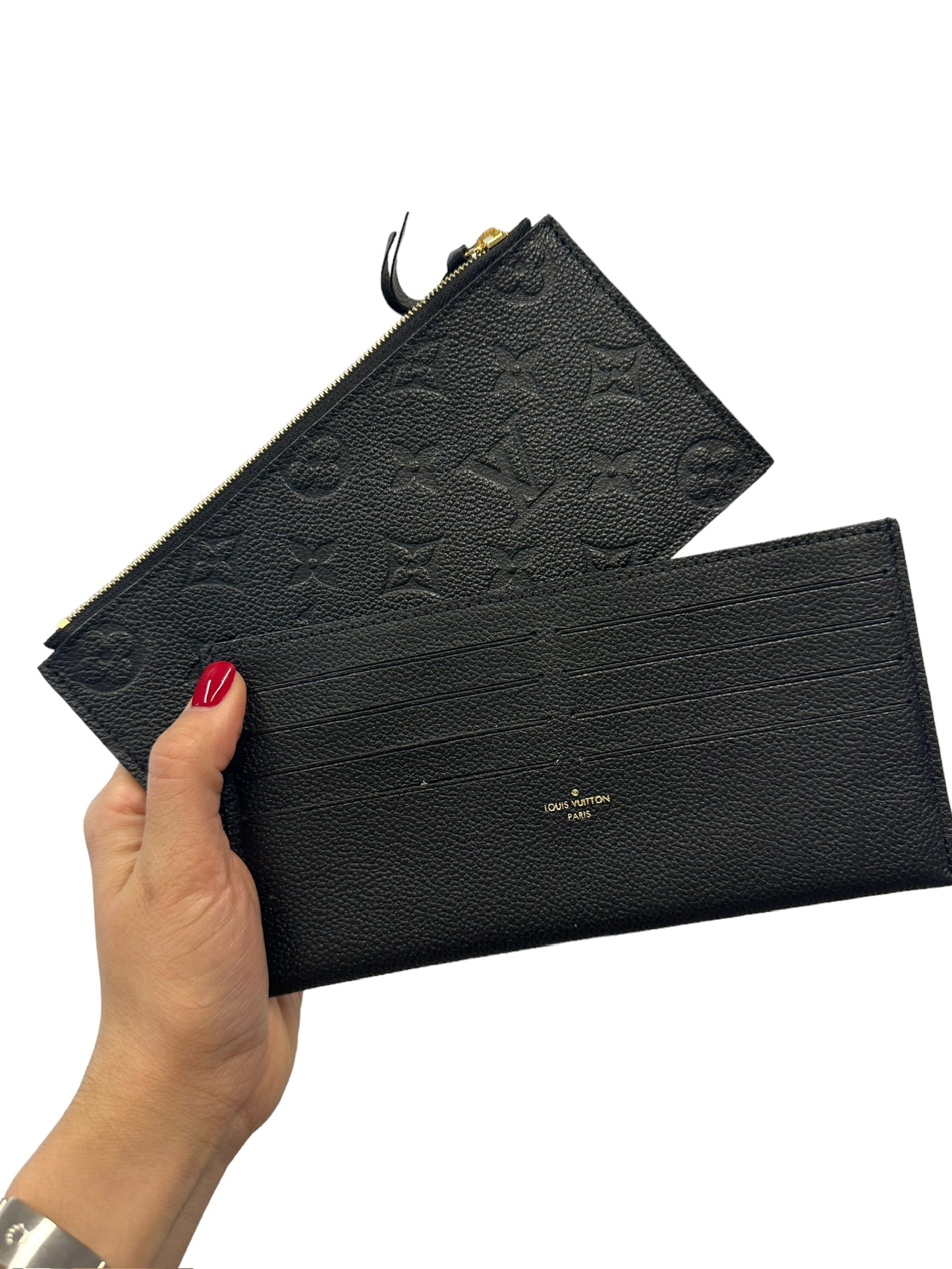 LOUIS VUITTON - Monogram Felicie Pochette Empreinte Leather