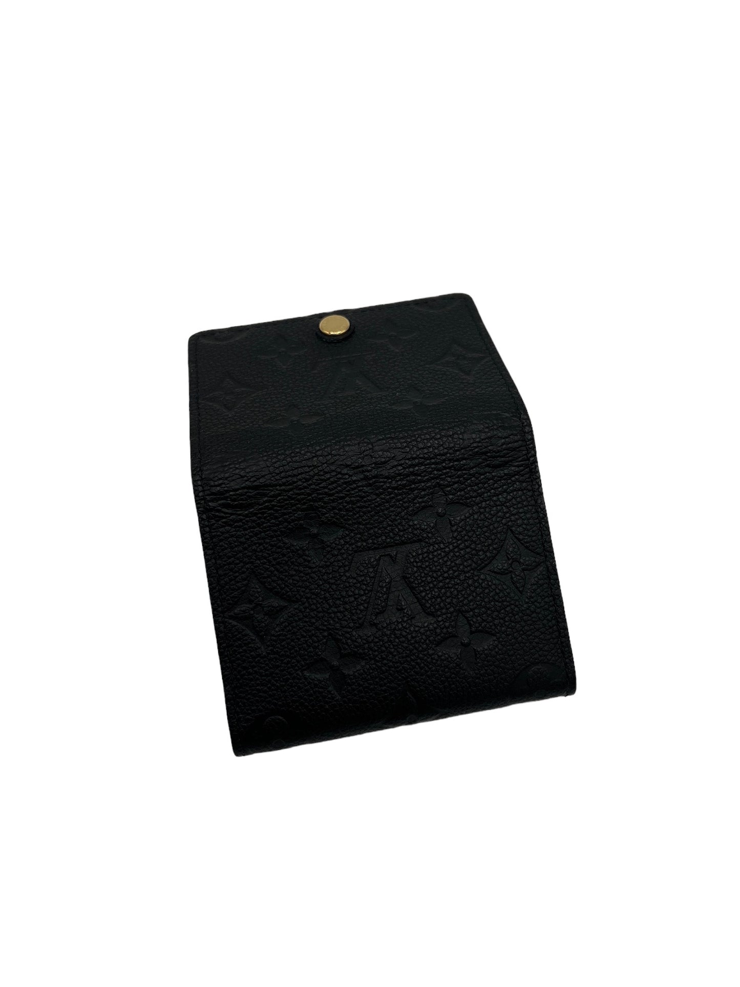 LOUIS VUITTON - Black Monogram Empreinte Card Case