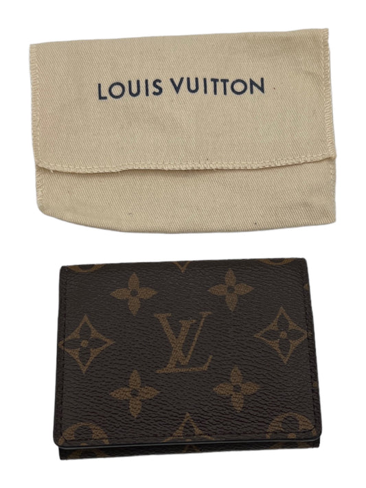 LOUIS VUITTON - Monogram Canvas Amberop Card Case