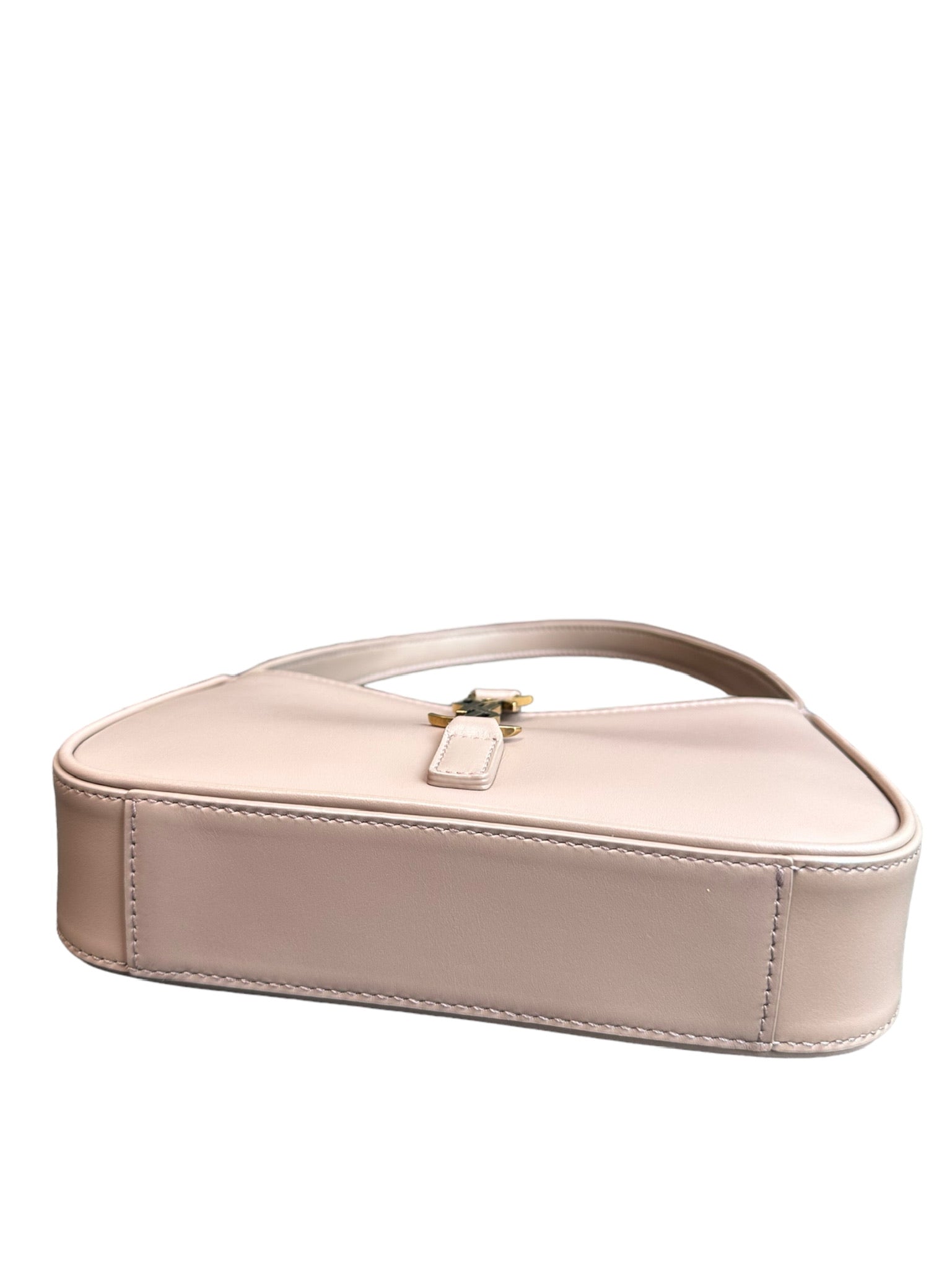 SAINT LAURENT - Rosy Sand Shiny Leather Le 5 A 7 Mini Hobo