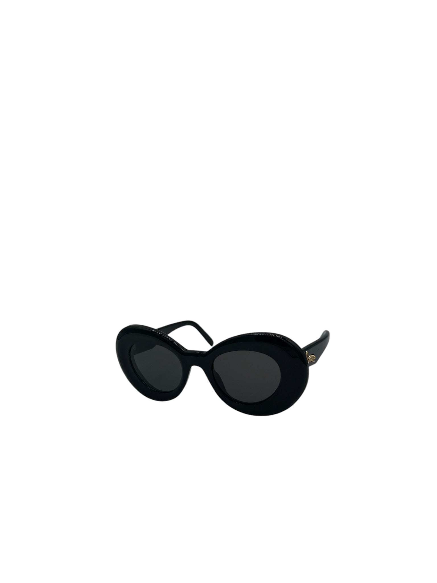 PRE-OWNED Black Wing Sunglasses