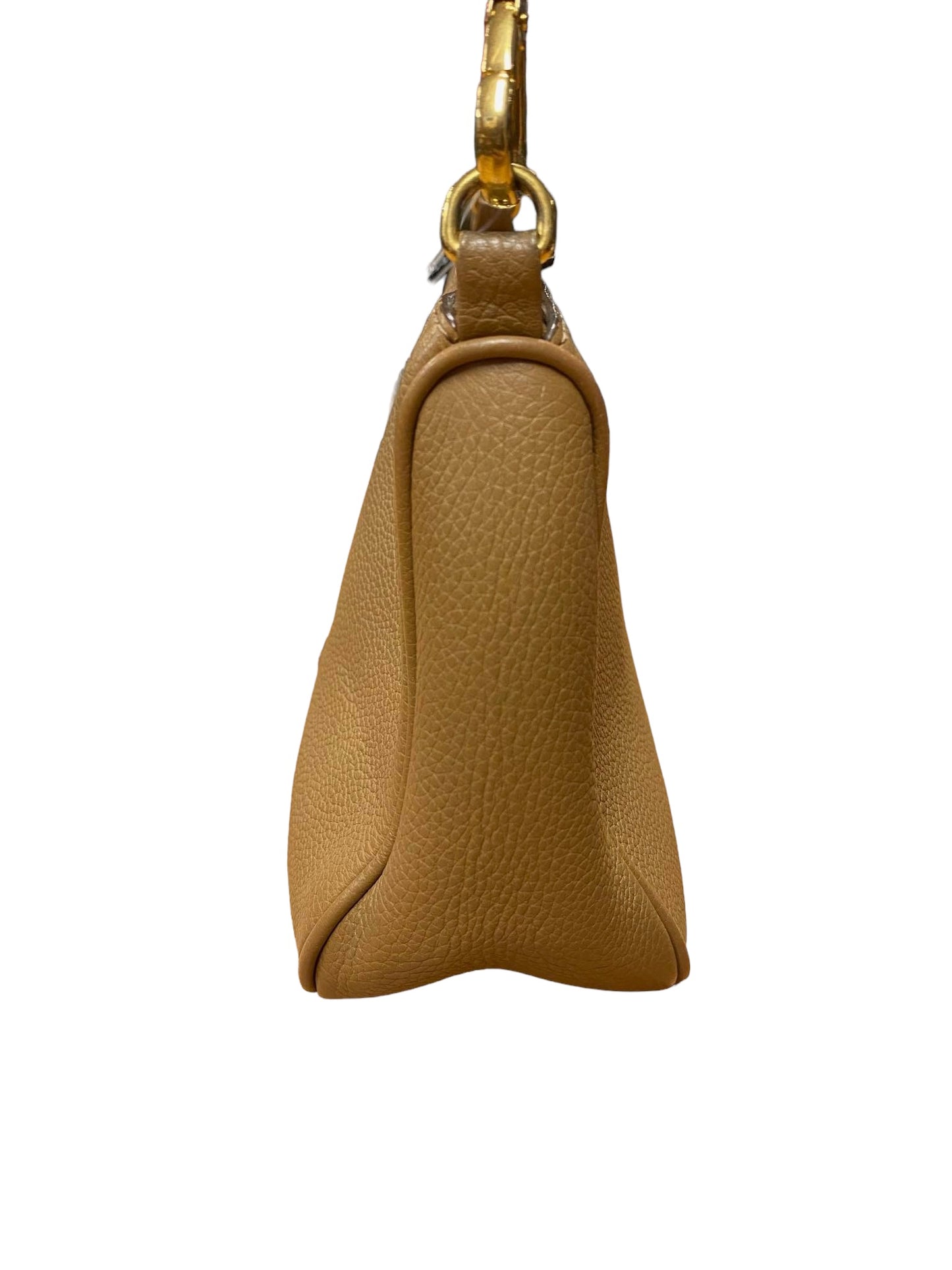 PRADA - Bolso de hombro Vitello Daino caramelo