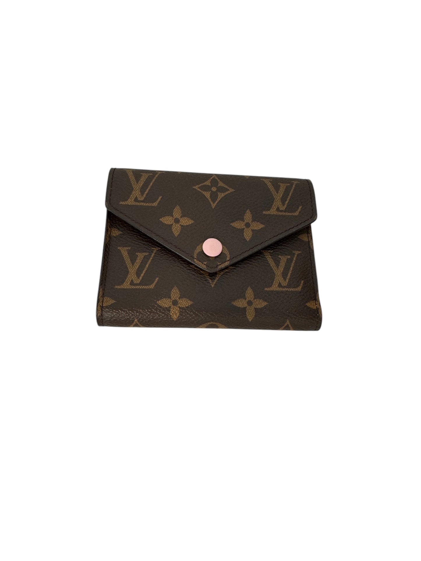 PRE-OWNED LV Rose Ballerine Monogram Canvas Victorine Wallet