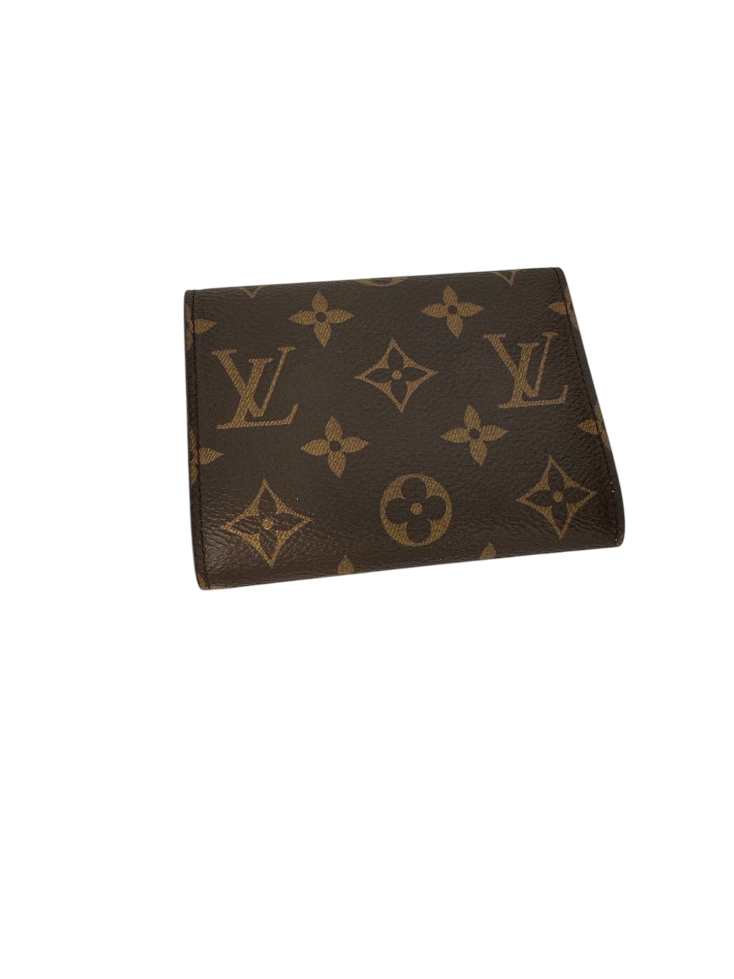 PRE-OWNED LV Rose Ballerine Monogram Canvas Victorine Wallet