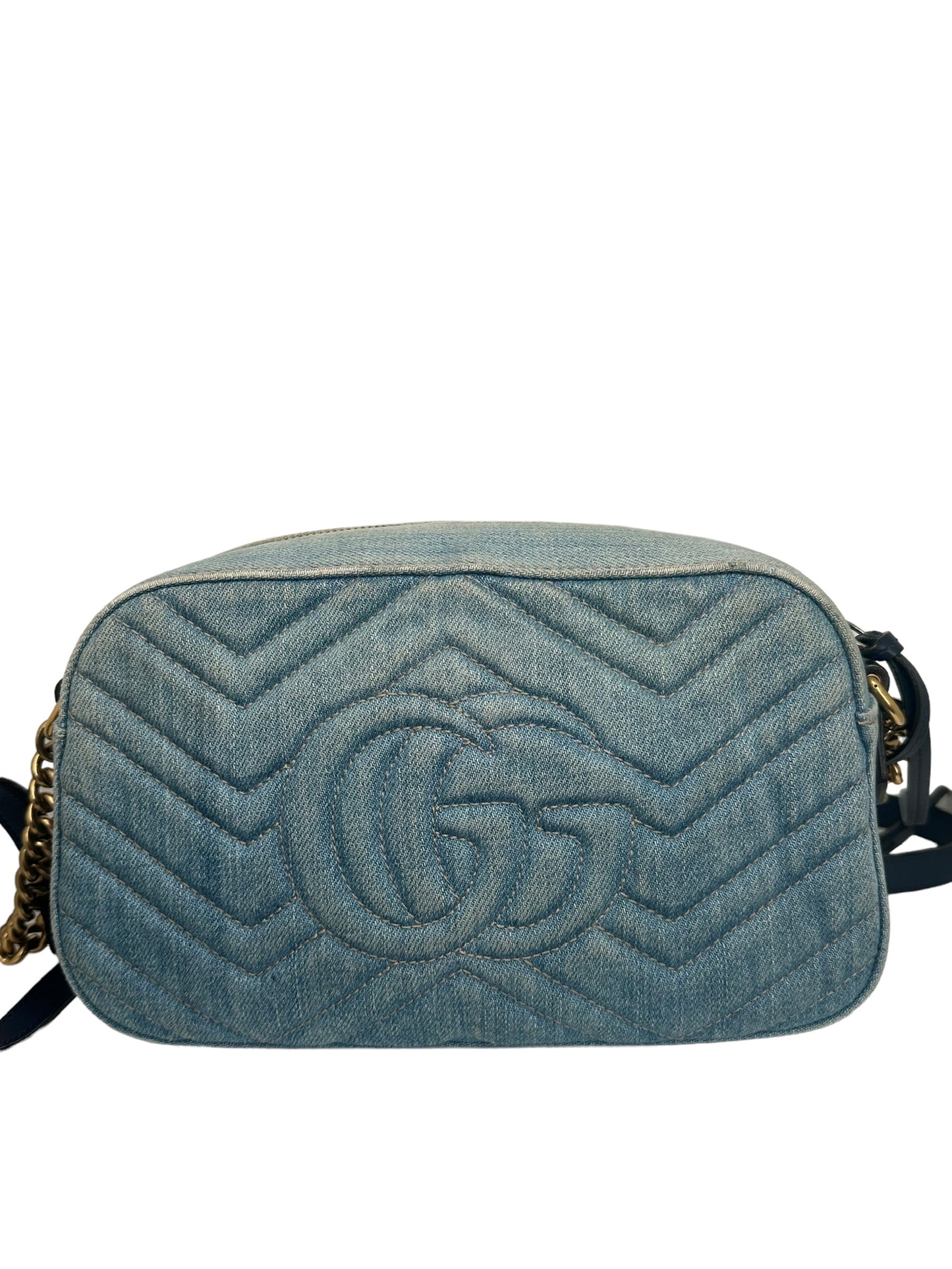 GUCCI - Pearly GG Denim Marmont