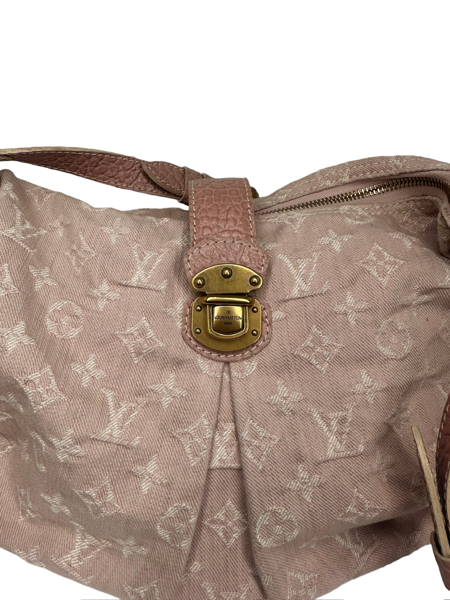 Louis Vuitton Slightly Pink Denim Handbag