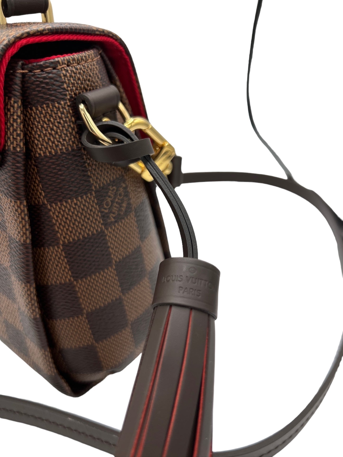 LOUIS VUITTON - Damier Ebene Canvas Croisette Crossbody Bag