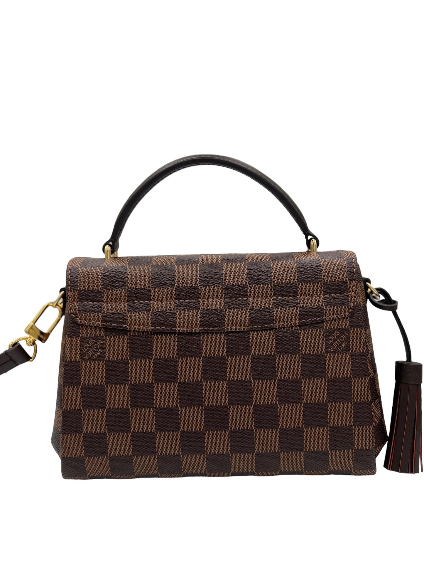 LOUIS VUITTON - Damier Ebene Canvas Croisette Crossbody Bag