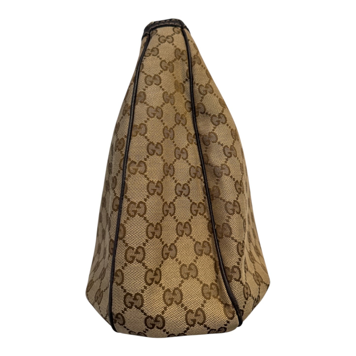 PRE-OWNED GG Beige GG Monogram Canvas Hobo Bag