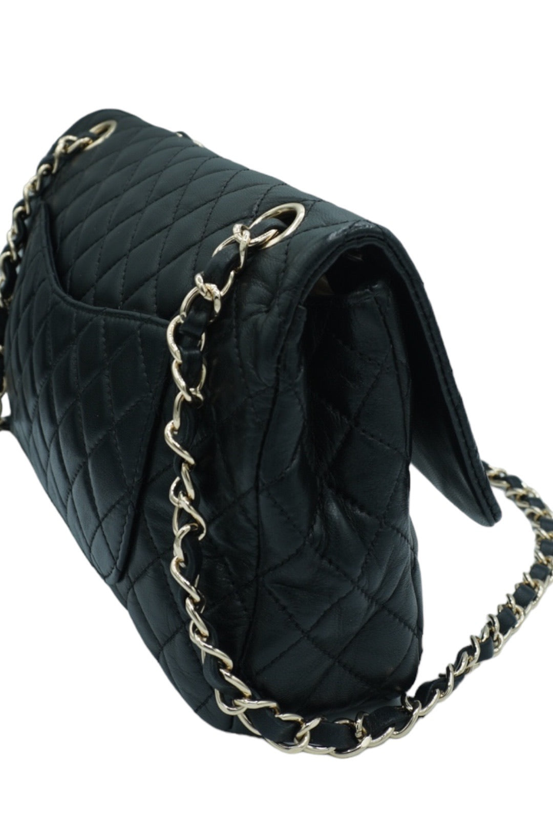 CHANEL - Classic Black Flap Bag Valentine's Limited Edition