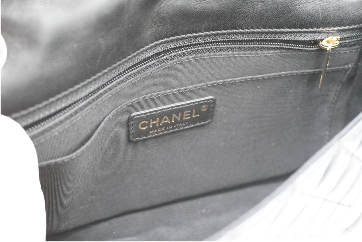 CHANEL - Classic Black Flap Bag Valentine's Limited Edition