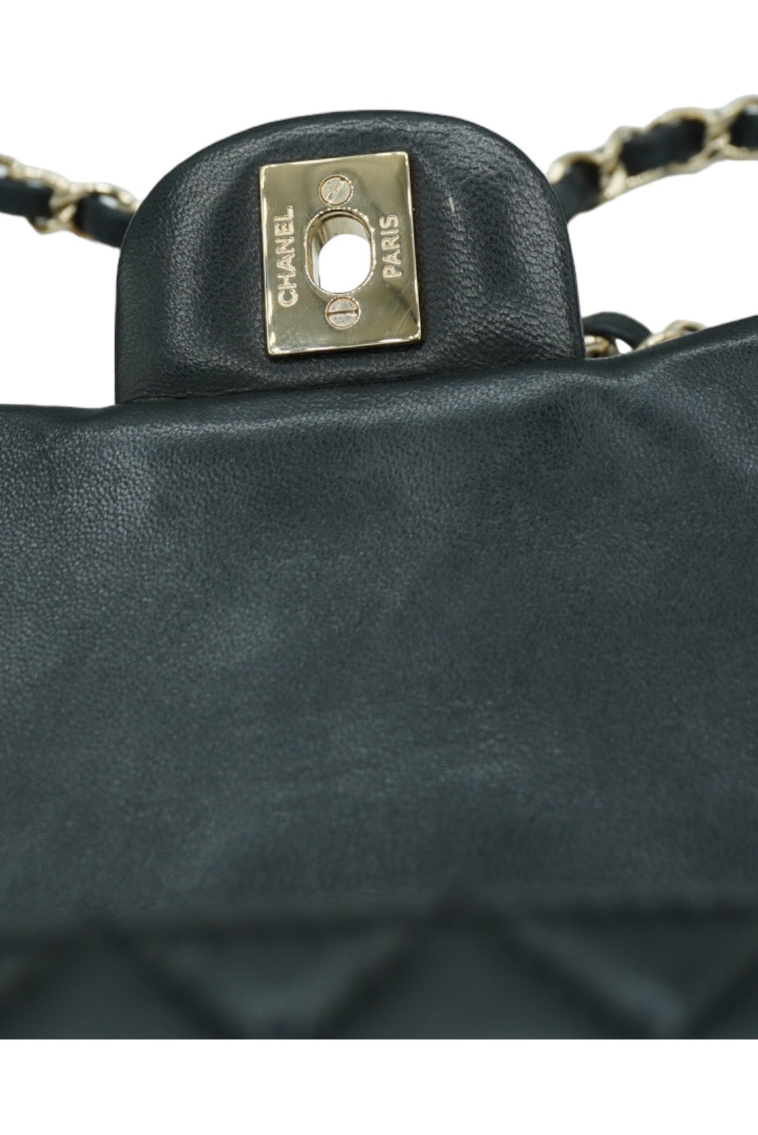 CHANEL - Classic Black Flap Bag Valentine's Limited Edition