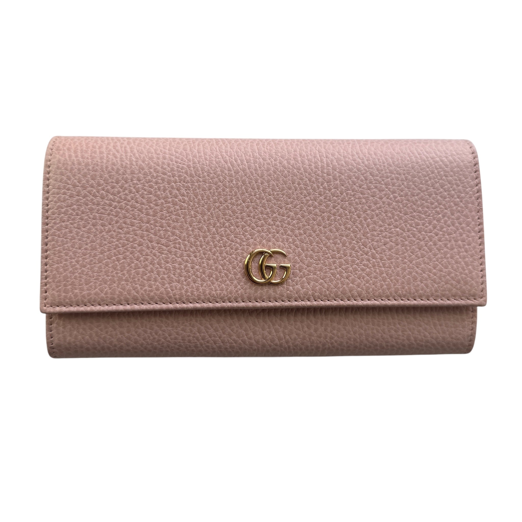 Cartera continental rosa GG Marmont de segunda mano