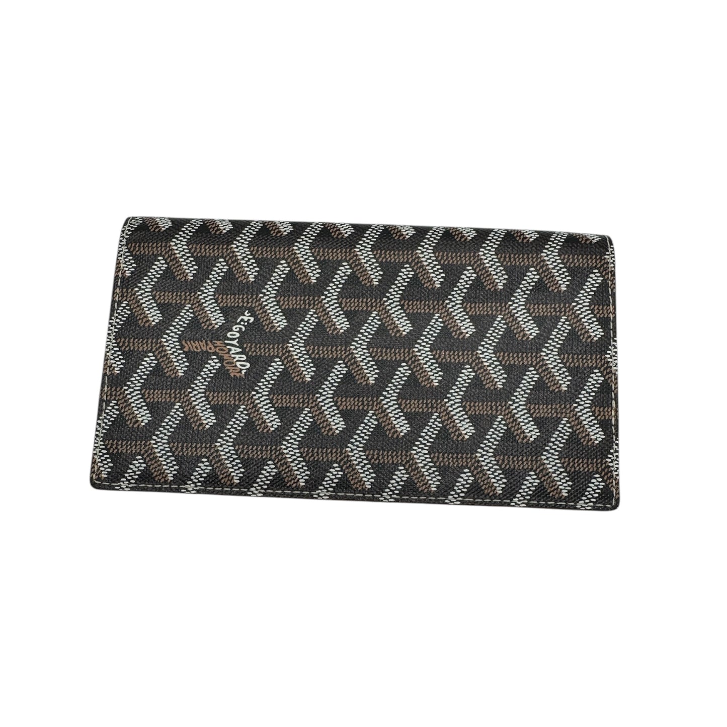 PRE-OWNED Black Canvas Bifold Wallet