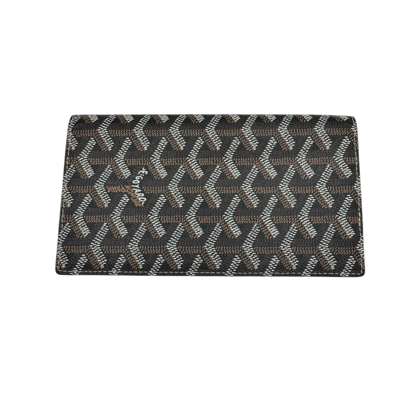 PRE-OWNED Black Canvas Bifold Wallet