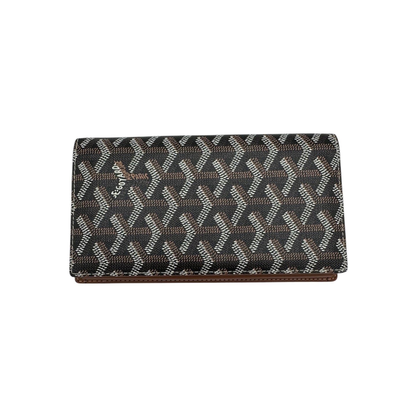 PRE-OWNED Black Canvas Bifold Wallet