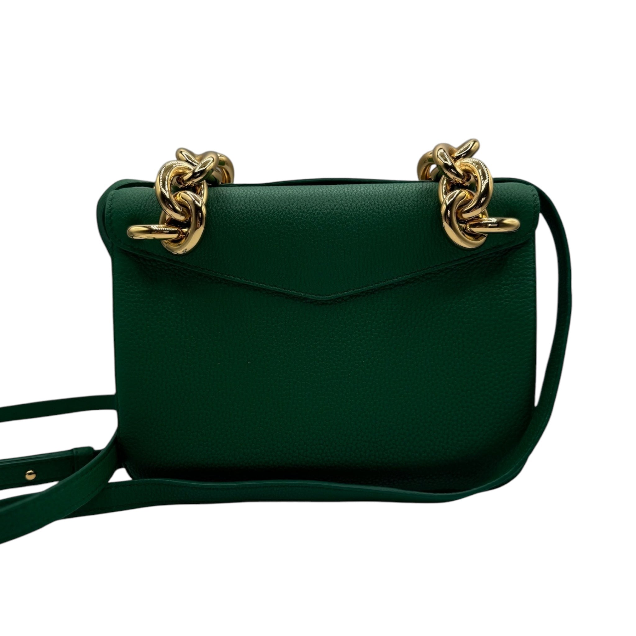 PRE-OWNED Green Matte Mount Raintree Crossbody Bag