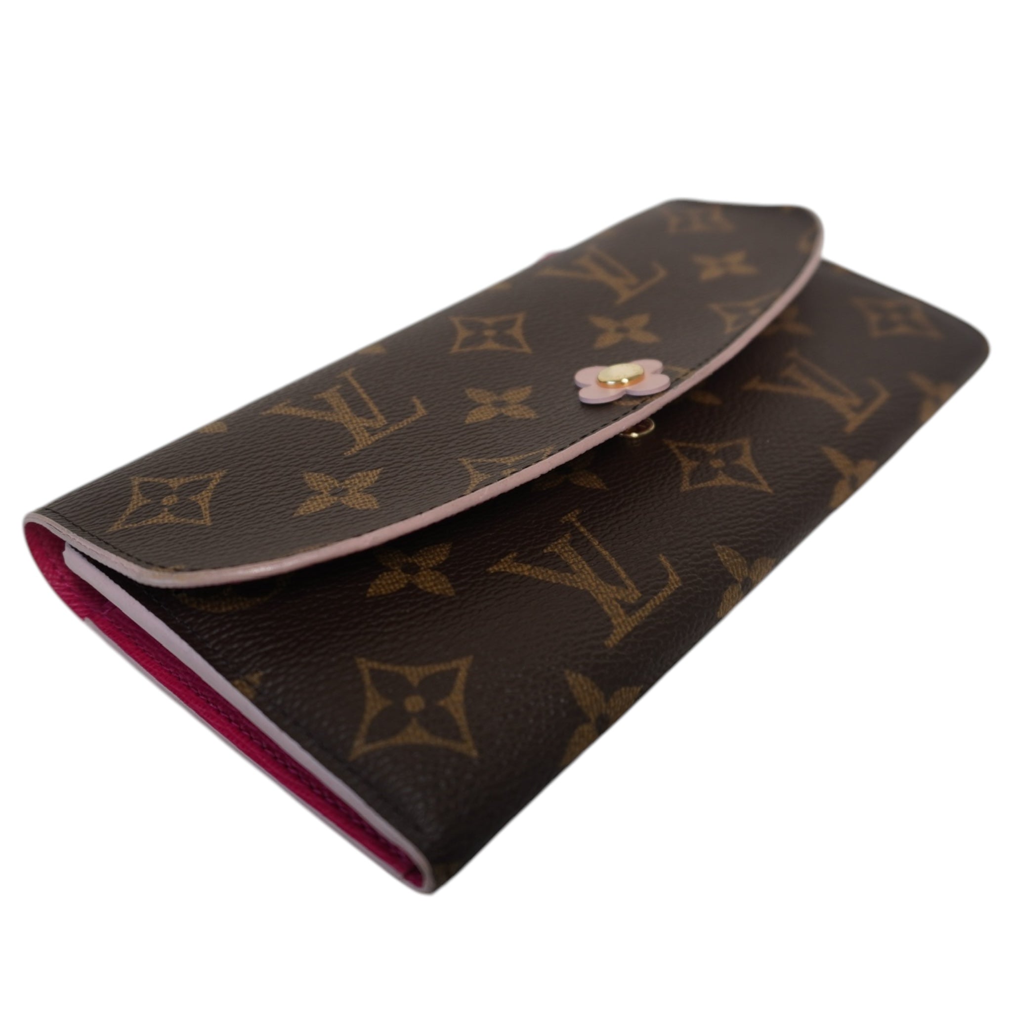 PRE-OWNED LV Emilie Flower Monogram Canvas Wallet