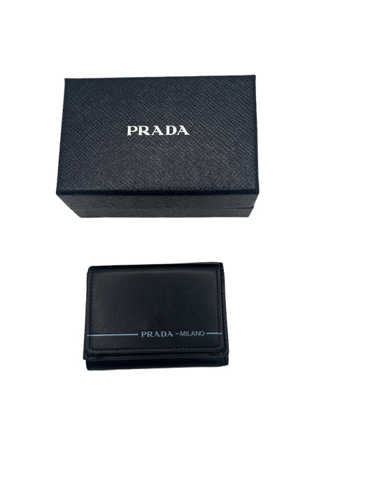 PRADA - Black Light Trifold Wallet