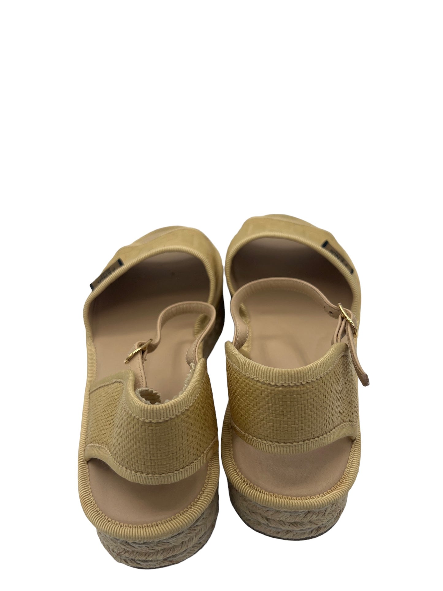 FENDI - Beige Straw Hemp Sandals