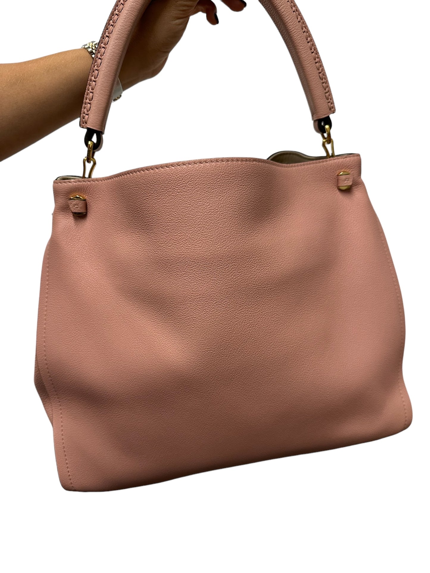 LOUIS VUITTON - Pink Taurillon Tournon Hobo