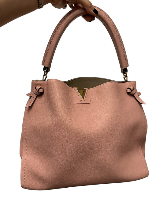 LOUIS VUITTON - Pink Taurillon Tournon Hobo