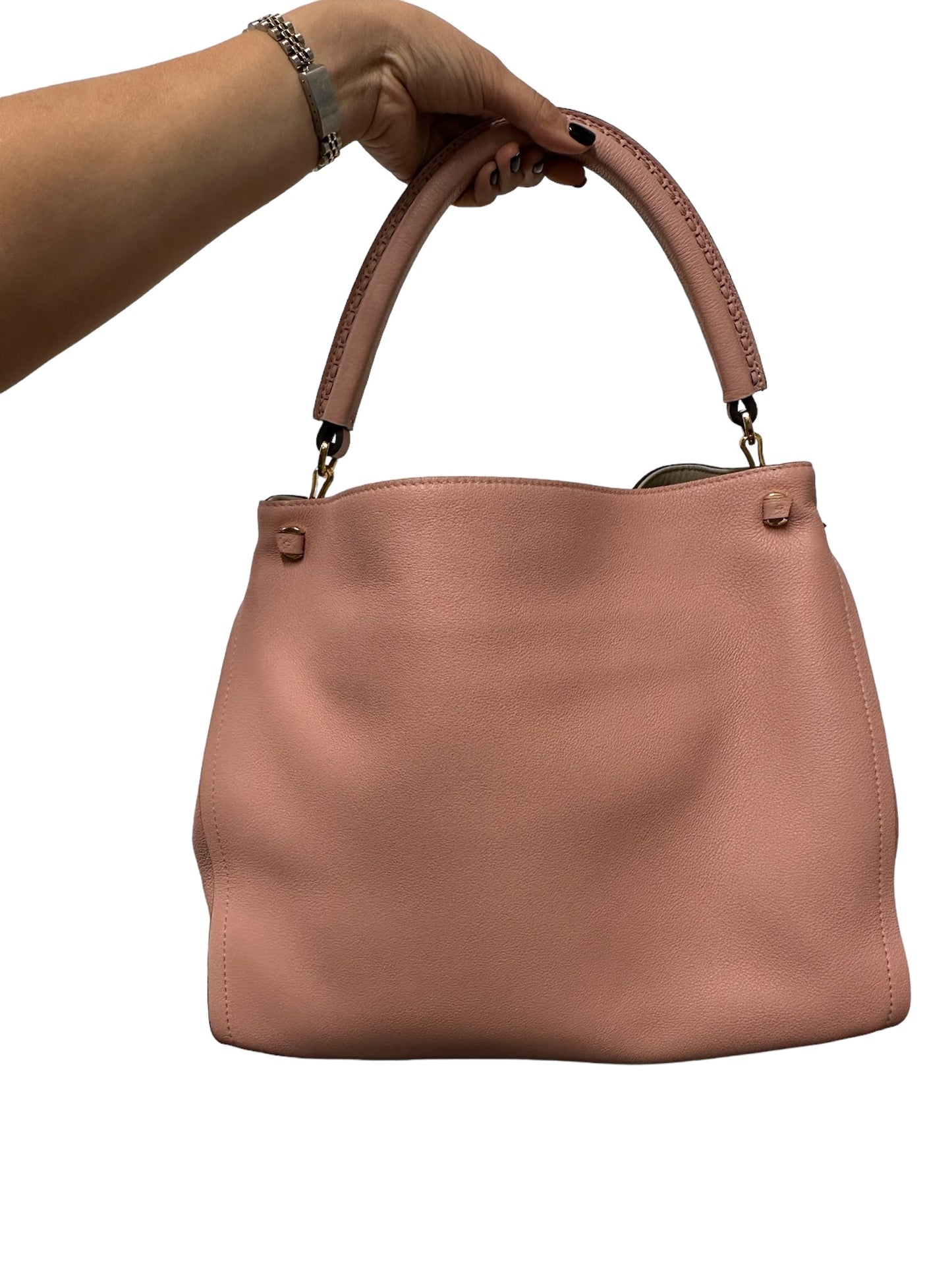 LOUIS VUITTON - Pink Taurillon Tournon Hobo