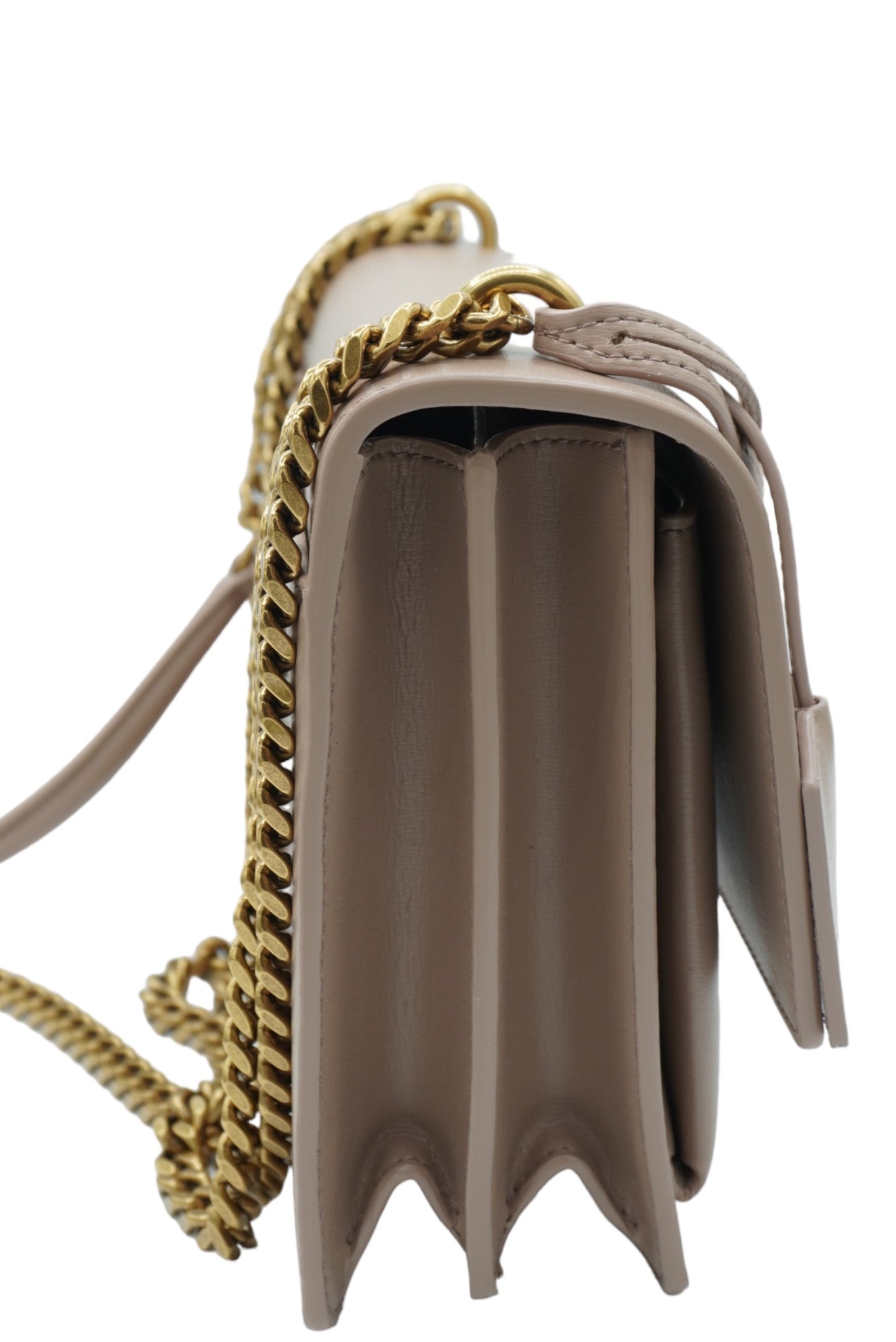 SAINT LAURENT - Medium Sunset Chain Bag in Rosy Sand