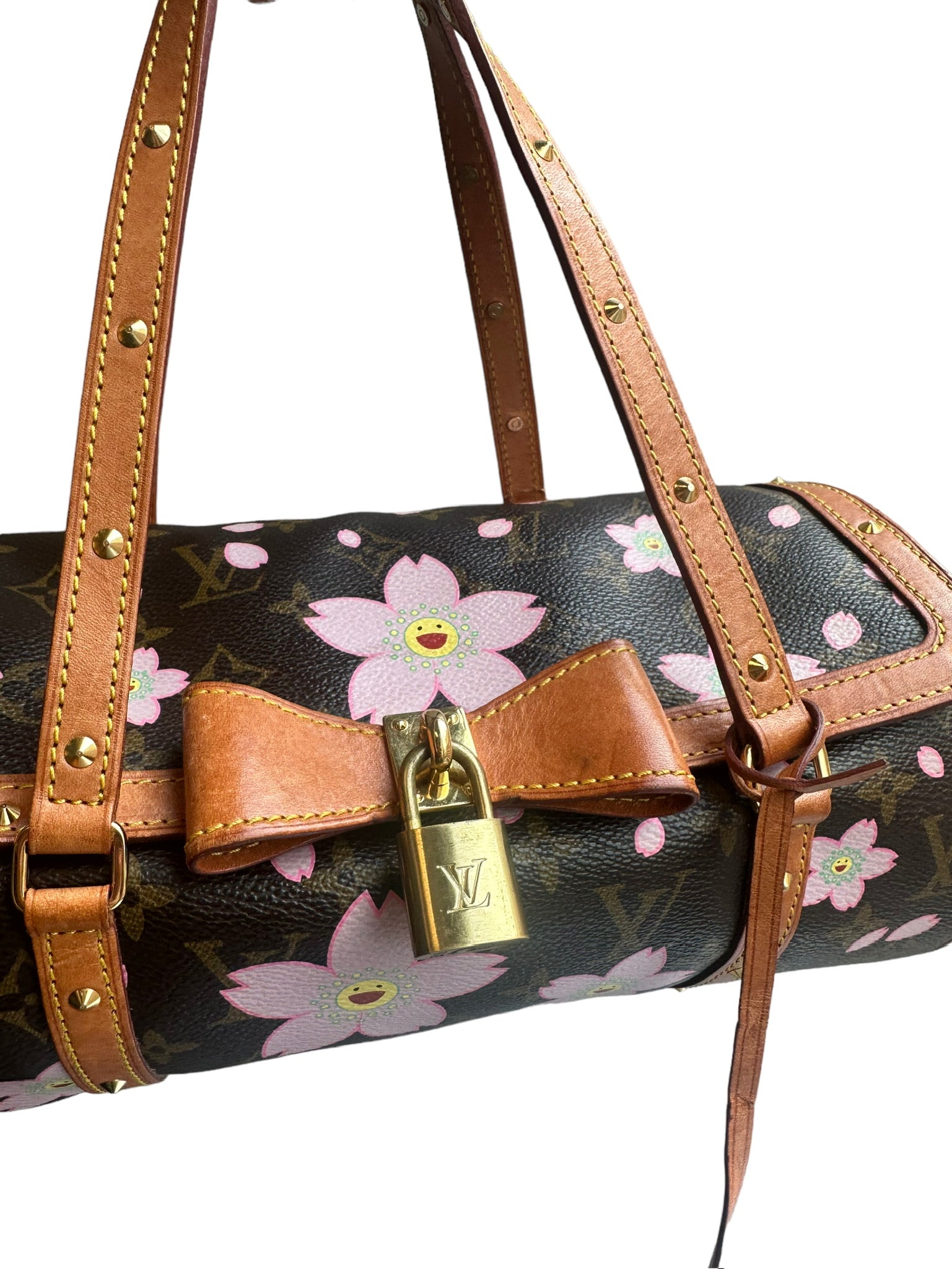 Louis Vuitton Monogram Canvas Limited Edition Cherry Blossom Papillon Bag  Louis Vuitton