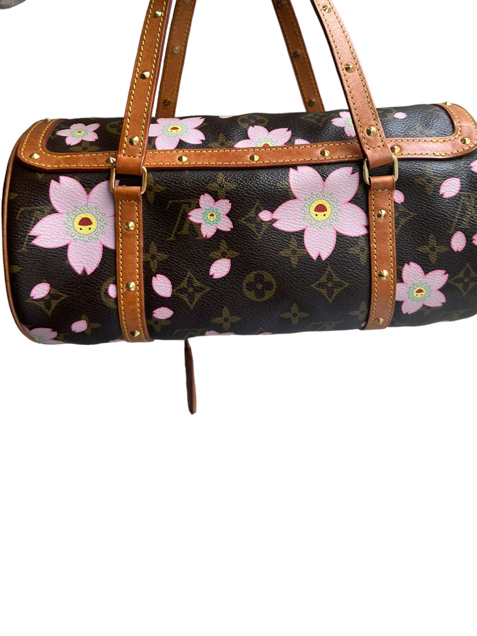 Louis Vuitton Pink Monogram Canvas Limited Edition Cherry Blossom Papillon Bag  Louis Vuitton