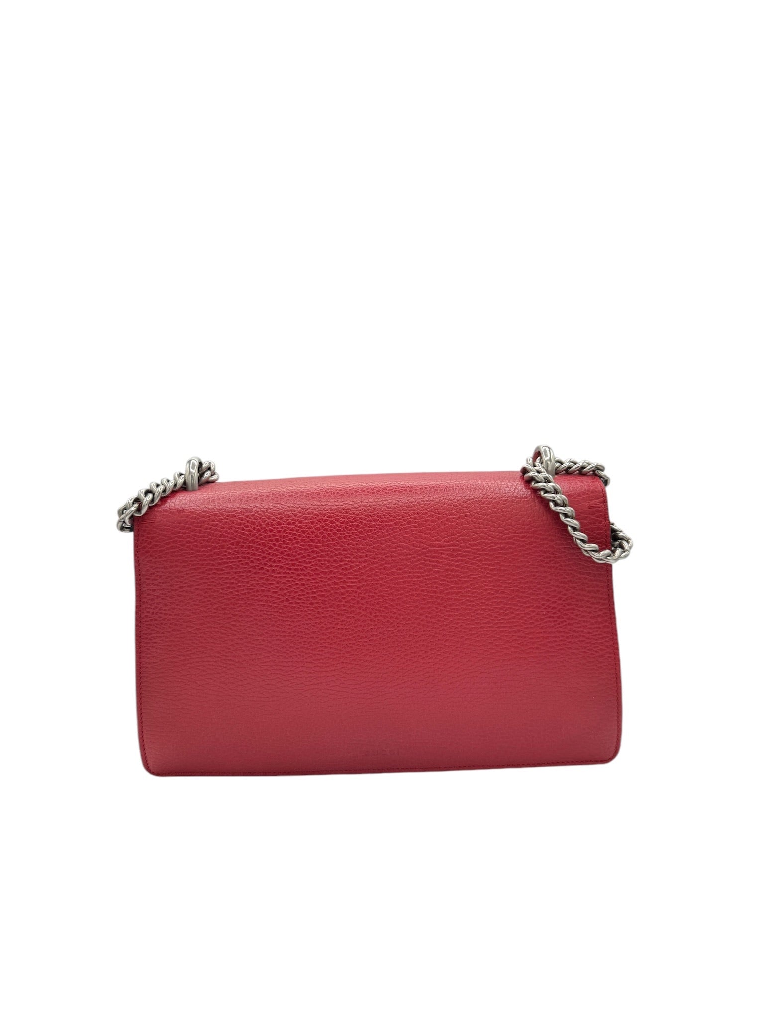 Bolso de hombro Dionysus mediano con cristales de Swarovski y piel de becerro GG Red Dollar de segunda mano