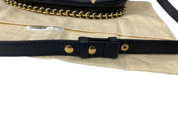 PRE-OWNED LV Black Beige Multi Pochette Accessoires