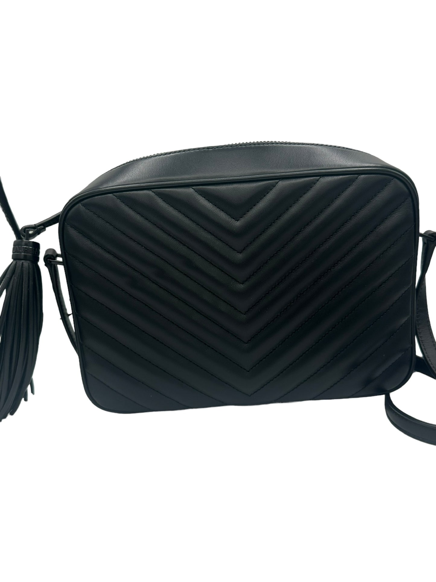 SAINT LAURENT - Lou Camera Bag Matelasse Chevron Leather