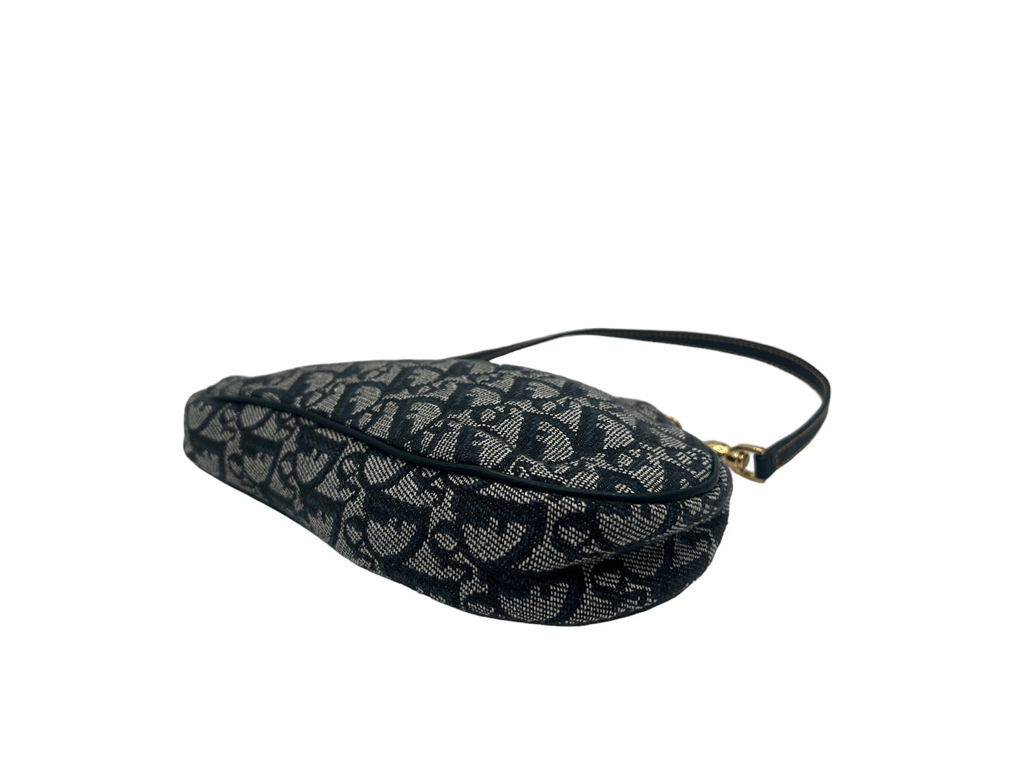 DIOR -  Jacquard Saddle Pouch Handbag