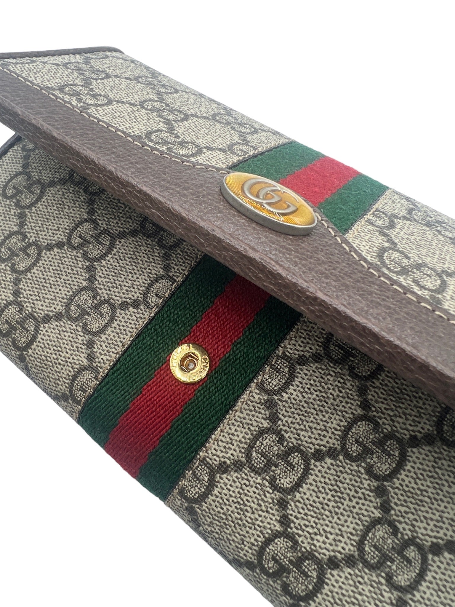GUCCI - Cartera Ophidia marrón con cadena y bolso bandolera