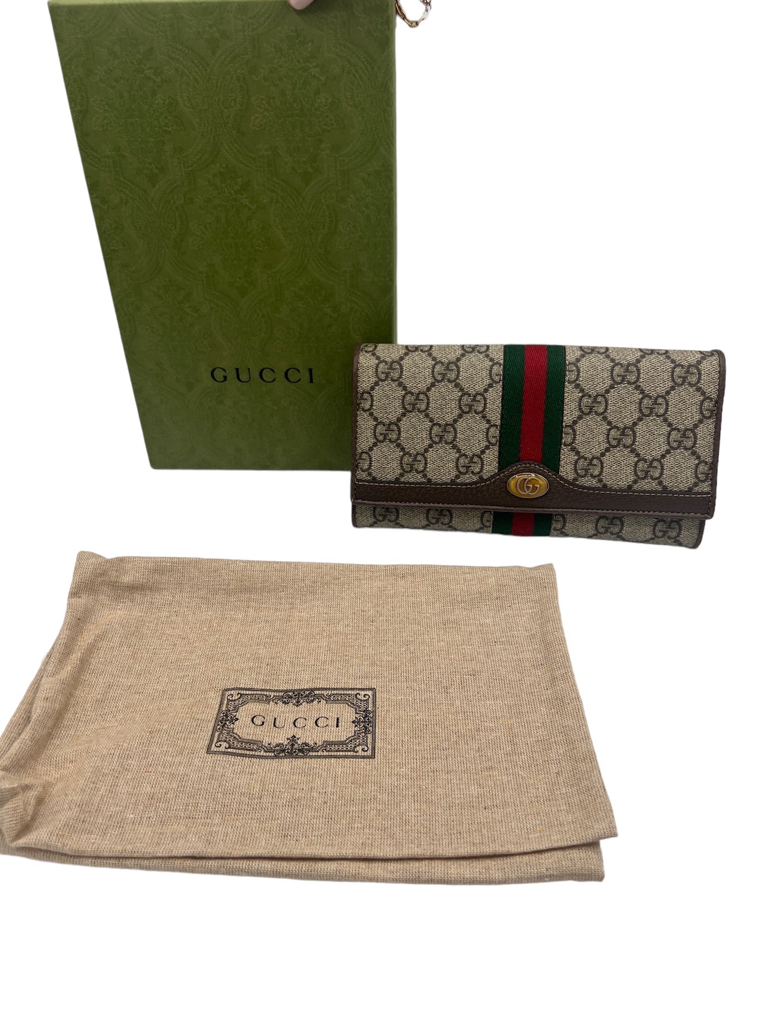 GUCCI - Cartera Ophidia marrón con cadena y bolso bandolera