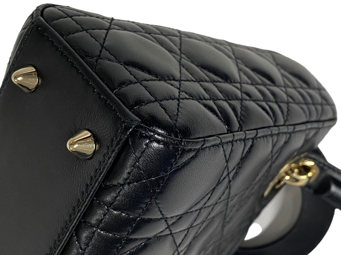 DIOR - Lady Dior Small Black Leather