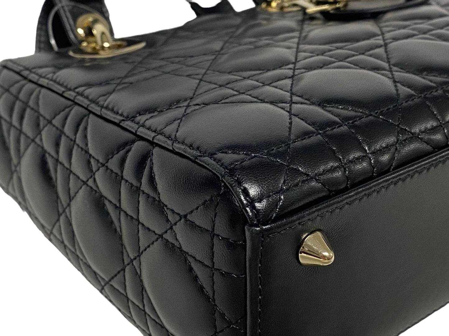 DIOR - Lady Dior Small Black Leather