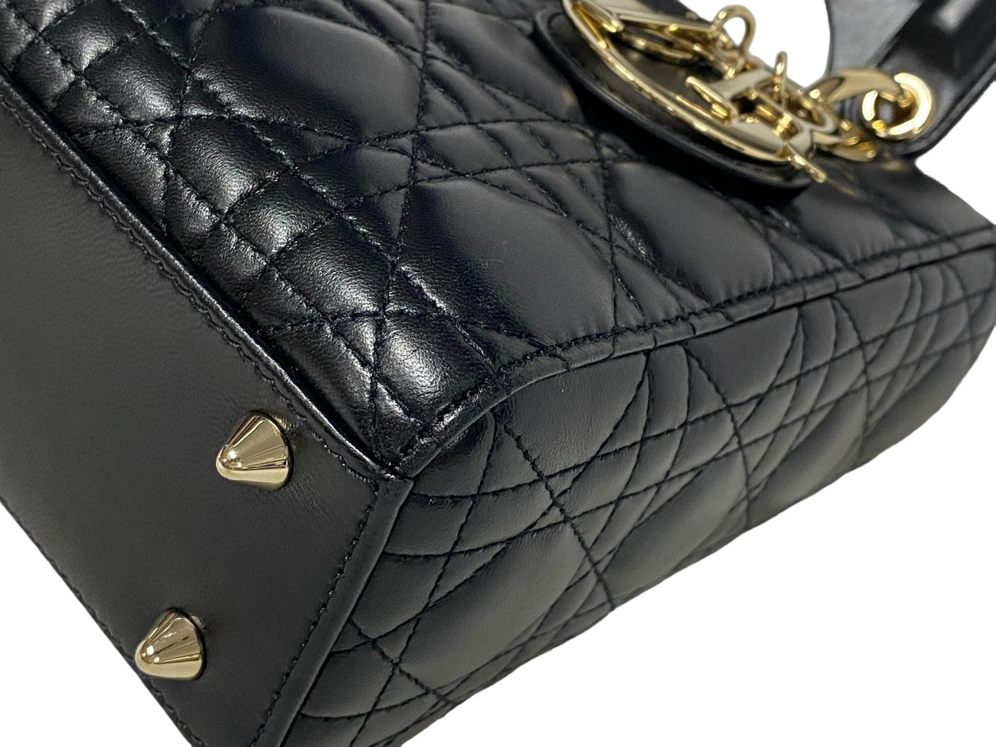 DIOR - Lady Dior Small Black Leather