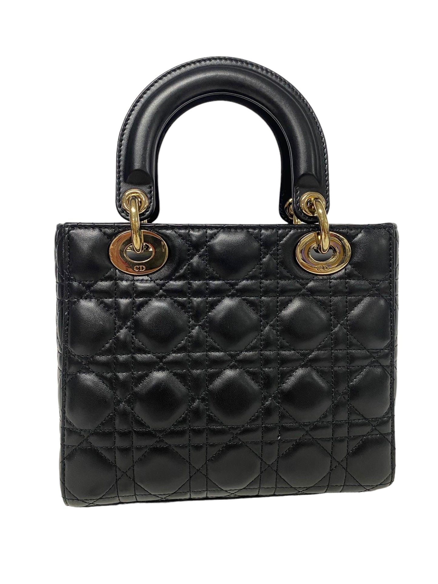 DIOR - Lady Dior Small Black Leather