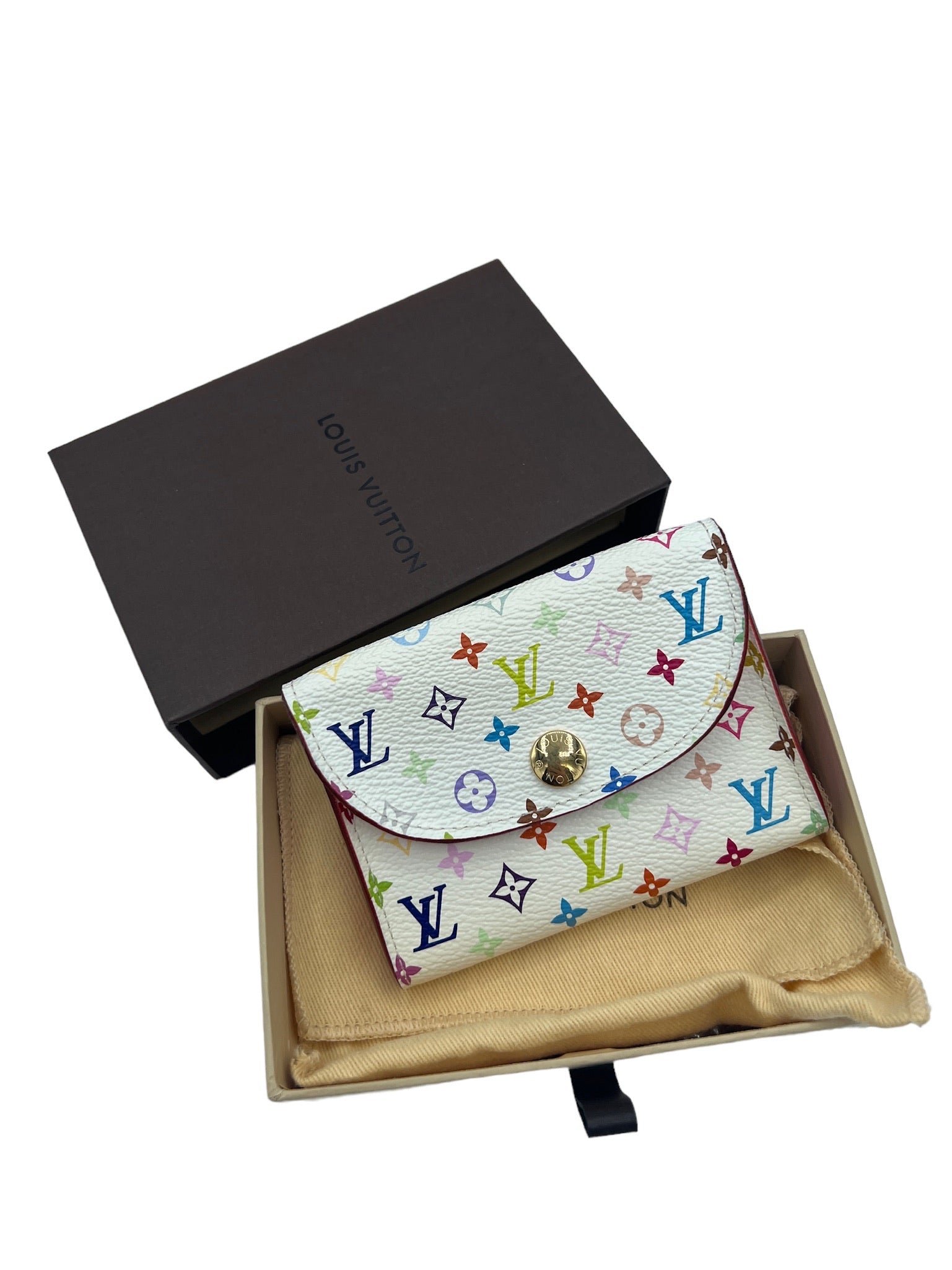 LOUIS VUITTON - Tarjetero con monograma multicolor