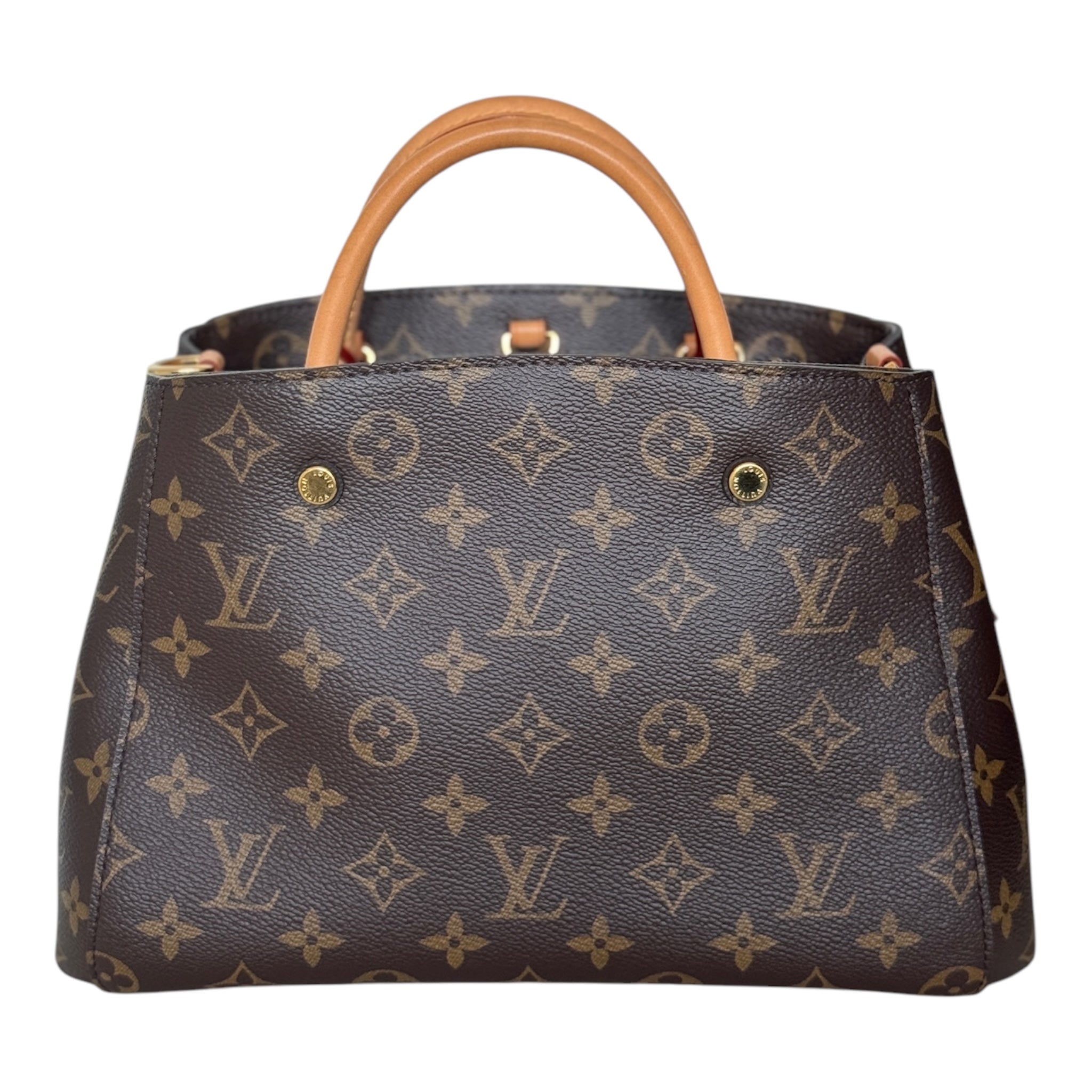 PRE-OWNED LV Montaigne BB Monogram Coated Canvas Shoulder Bag