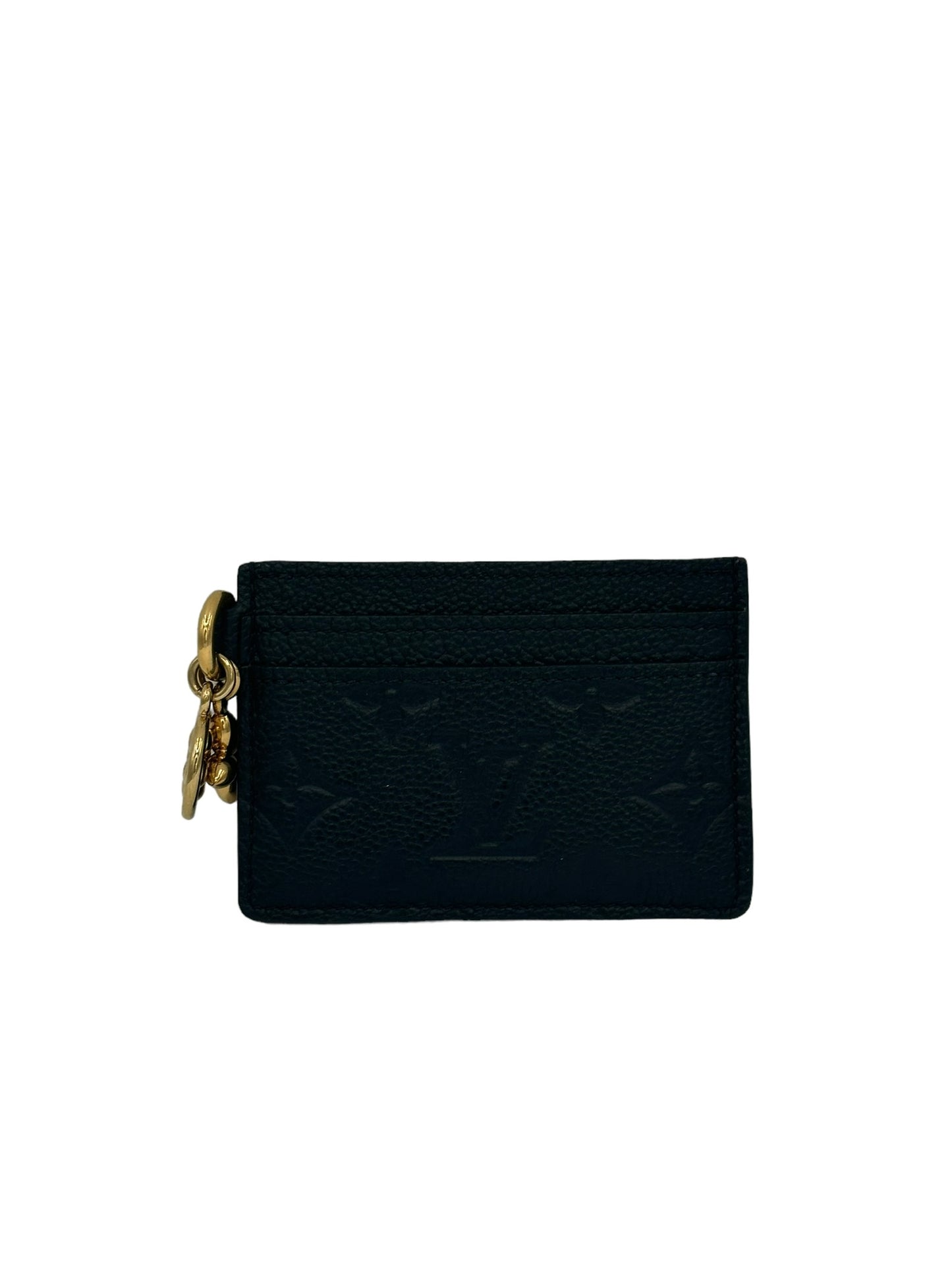 LOUIS VUITTON - Black Empreinte LV Charms Card Case