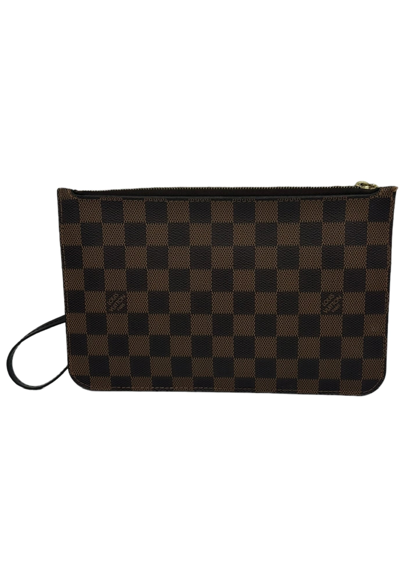 LOUIS VUITTON - Damier Ebene Canvas Neverfull Pouch MM