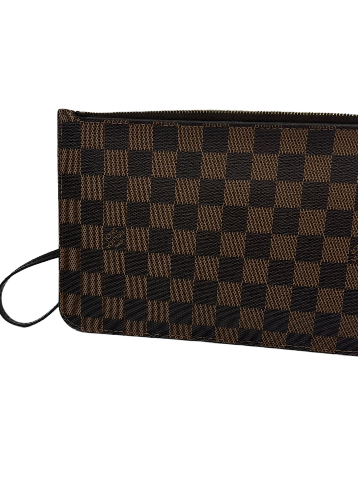 LOUIS VUITTON - Damier Ebene Canvas Neverfull Pouch MM