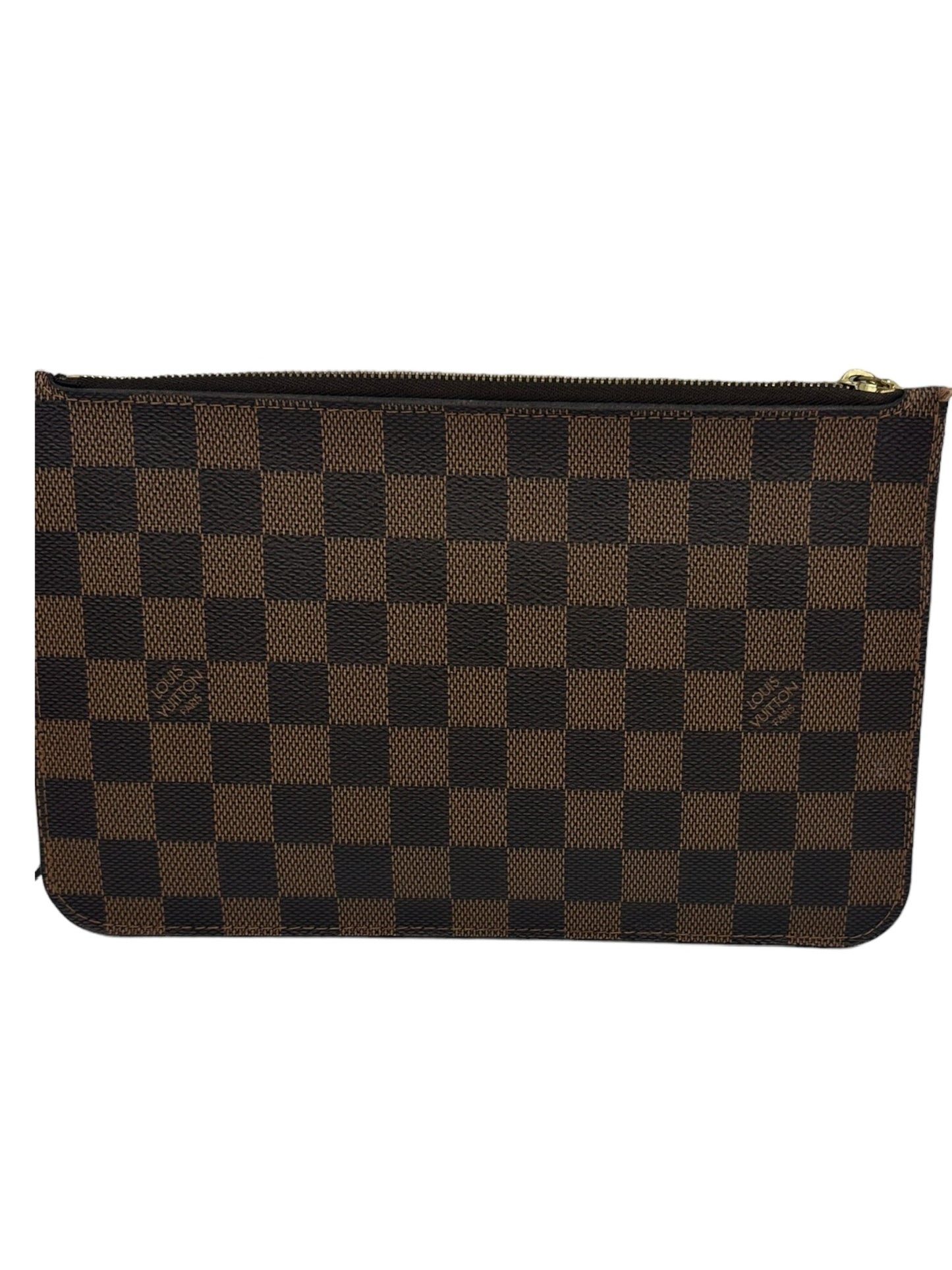 LOUIS VUITTON - Damier Ebene Canvas Neverfull Pouch MM