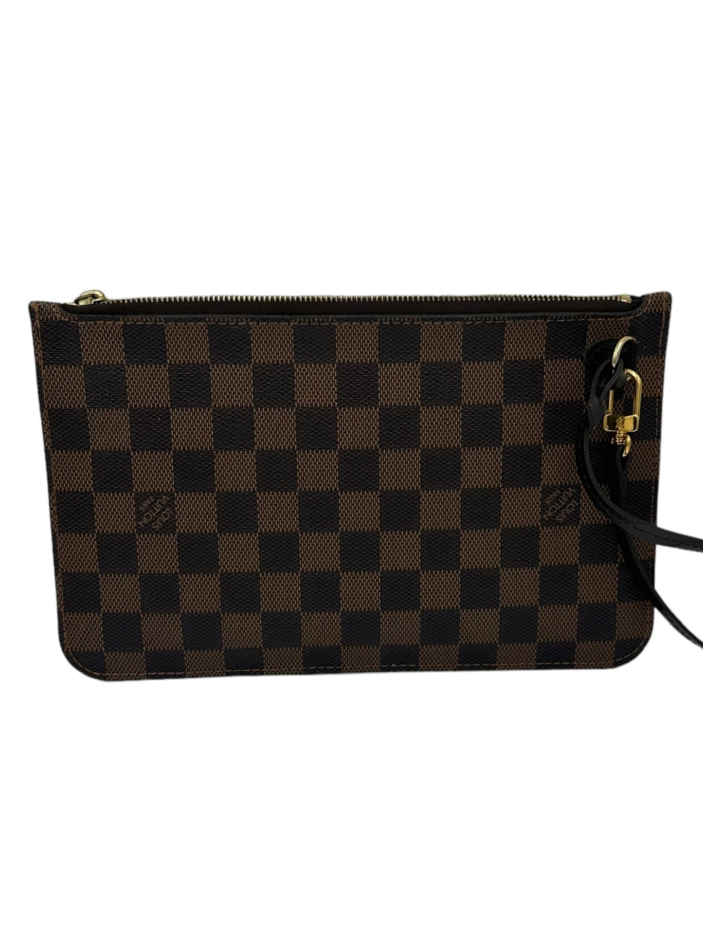 LOUIS VUITTON - Damier Ebene Canvas Neverfull Pouch MM