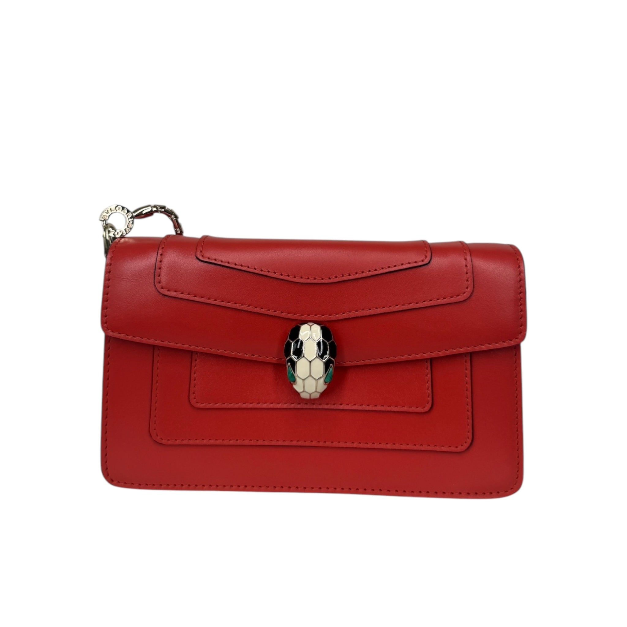 Bolso bandolera Serpenti Forever 16 naranja de segunda mano